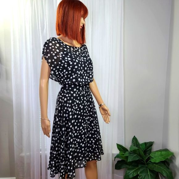 Chico's Flowy Garden Party Dress Size 6 - Picture 1 of 15